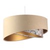 Závesné svietidlo GALAXY imitácia obkladu, 1xE27, ø 50 cm (Farba Šedá-zlatá)