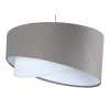 Závesné svietidlo GALAXY šedé, 1xE27, ø 50 cm (Farba Biela, Farba montúry Čierna)