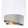 Závesné svietidlo GALAXY šedé, 1xE27, ø 50 cm (Farba Biela, Farba montúry Čierna)