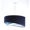 Závesné svietidlo Galaxy tmavo modré, 1xE27, ø 50 cm (Farba Modrá)