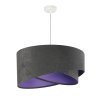 Závesné svietidlo GALAXY tmavo šedé, 1xE27, ø 50 cm (Farba Mäta)