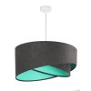 Závesné svietidlo GALAXY tmavo šedé, 1xE27, ø 50 cm (Farba Mäta)