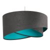 Závesné svietidlo GALAXY tmavo šedé, 1xE27, ø 50 cm (Farba Mäta)