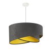 Závesné svietidlo GALAXY tmavo šedé, 1xE27, ø 50 cm (Farba Mäta)
