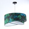 Závesné svietidlo GALAXY zelené listy, 1xE27, ø 50 cm (Farba Zlatá)