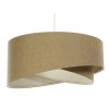 Závesné svietidlo BOHO hnedé, 1xE27, ø 40 cm (Farba Krémová)