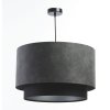 Závesné svietidlo DUO ellegant, 1xE27, ø 50 cm, v. 30 cm (Farba Sivá)