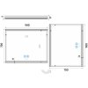 led zrcadlo 900x700 s dotykovym senzorem vykres