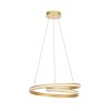 Matt Gold Závěsné LED svítidlo TORSION, 40W, ø 56 cm, 3 step, 2700 4000K
