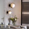 Designové nástěnné svítidlo BLOOM AP1, 1xE27, Ø 170 mm (Farba Mosadz)