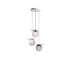 bomma umbra chandelier round 3 light grey clear smoke 1