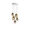 bomma soap chandelier gold 5pcs pendant lighting