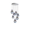 bomma soap chandelier round 7 blue