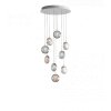 lens chandelier 9pcs white clear 590x675