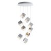 bomma pyrite chandelier 9 stainless steel 1