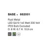 Bodové svietidlo BASE, GU10 1x5W (Farba Nikel)