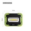 60448 3 cob led nabijeci pracovni reflektor p4533 1000 lm 4400 mah