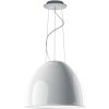 artemide nur mini gloss sospensione led weiss a246400