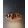 Random Cloud glossy bronze 7 lights, diam 23