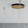 ofelia 3 suspension glass chandelier 7 colors can be combined modern design