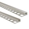 Hliníkový profil DP s difúzorom pre obklady a dlažbu pre LED pásky (Veľkosť 1 m, Farba Strieborný, Typ Mliečny)