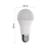 61783 2 chytra led zarovka gosmart a60 e27 9 w 60 w 806 lm rgb stmivatelna wifi
