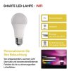 61783 4 chytra led zarovka gosmart a60 e27 9 w 60 w 806 lm rgb stmivatelna wifi