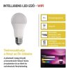 61783 6 chytra led zarovka gosmart a60 e27 9 w 60 w 806 lm rgb stmivatelna wifi