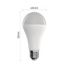 61789 2 chytra led zarovka gosmart a65 e27 14 w 94 w 1 400 lm rgb stmivatelna wifi