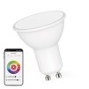 61795 chytra led zarovka gosmart mr16 gu10 4 8 w 35 w 400 lm rgb stmivatelna wifi