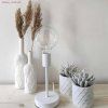 Kovová stolná lampa Alzaluce (Veľkosť 5 cm, Farba Černá Perleť)