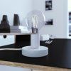 Kovová stolná lampa Posaluce (Farba Černá Perleť)