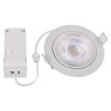 61982 10 led bodove svitidlo geri 6 5w 780lm ip20 cct bila