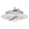 60412 7 led bodove svitidlo simmi bile kruh 5w tepla bila