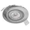 60421 6 led bodove svitidlo simmi stribrne kruh 5w neutr bila