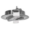 60418 6 led bodove svitidlo simmi stribrne kruh 5w tepla bila