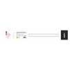 60910 7 led linearni svitidlo orto 19w neutralni bila