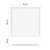 61024 3 led panel daxxo backlit 60 60 ctvercovy vestavny bily 36w neutr b
