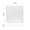 61360 3 led panel proxo 60 60 ctvercovy vestavny bily 33w neutralni bila