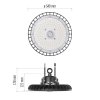 60658 5 led prumyslove zavesne svitidlo highbay aster 120 200w