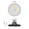 60661 5 led prumyslove zavesne svitidlo highbay aster 60 200w