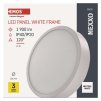 61195 8 led prisazene svitidlo nexxo kruhove bile 21w neutralni bila