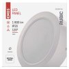 60853 7 led prisazene svitidlo rubic kruhove 18w neutralni bila