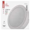 60850 7 led prisazene svitidlo rubic kruhove 24w neutralni bila