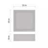 32252 7 led prisazeny panel nexxo 12cm 7 6w cct ctvercovy bily