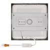 LED prisadený panel NEXXO 17cm, 12,5W, CCT, štvorcový (Farba Biela)
