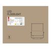 60790 10 led reflektor asimo asymmetric 300w cerny neutralni bila ip66