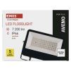 61396 7 led reflektor aveno 48w cerny neutralni bila ip66