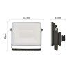 60490 5 led reflektor ilio 10 5w cerny neutralni bila ip65