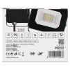 61069 9 led reflektor simpo 10 w cerny neutralni bila ip65